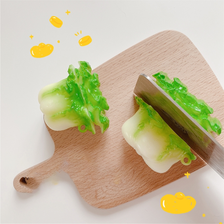 Chinese Cabbage Shape Silicone Protective Case For AirPods Pro Chinese Cabbage Shape Silicone Protective Case For AirPods Pro