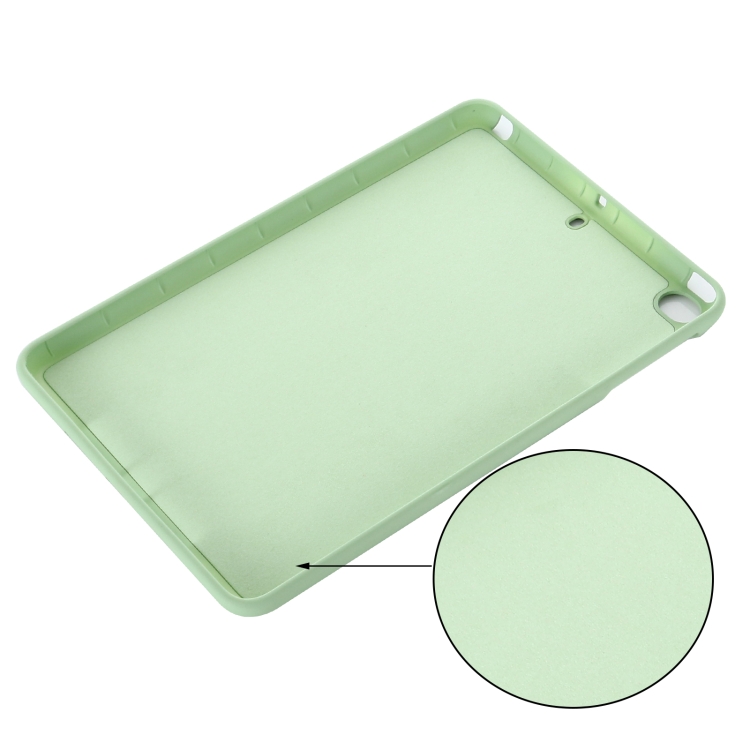Solid Color Liquid Silicone Dropproof Full Coverage Protective Case For iPad mini 5 / mini 4(Green) Solid Color Liquid Silicone Dropproof Full Coverage Protective Case For iPad mini 5 / mini 4(Green)