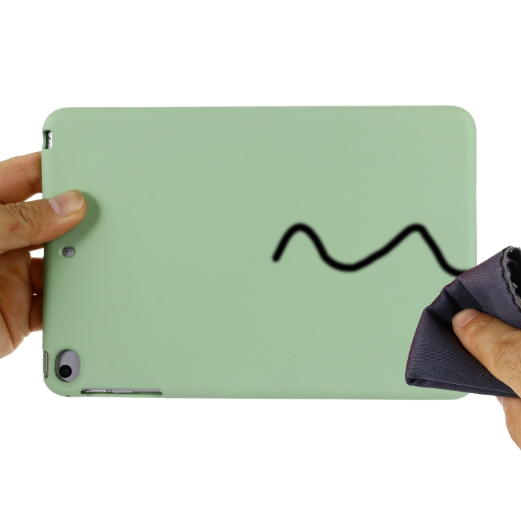 Solid Color Liquid Silicone Dropproof Full Coverage Protective Case For iPad mini 5 / mini 4(Green) Solid Color Liquid Silicone Dropproof Full Coverage Protective Case For iPad mini 5 / mini 4(Green)