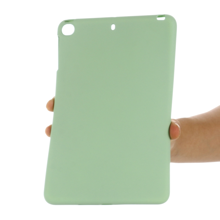 Solid Color Liquid Silicone Dropproof Full Coverage Protective Case For iPad mini 5 / mini 4(Green) Solid Color Liquid Silicone Dropproof Full Coverage Protective Case For iPad mini 5 / mini 4(Green)