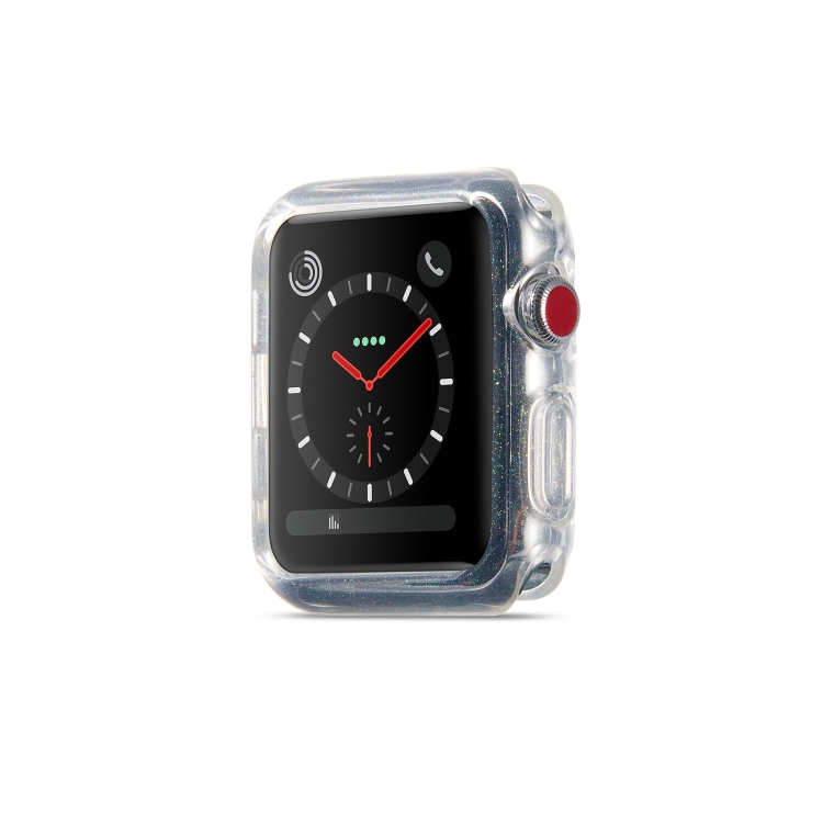 Correa de silicona con funda impermeable para Apple Watch Series SE 6 5 4  3, correa para Iwatch de 40mm, 44mm, 38mm, 42mm, cubierta protectora de  pantalla|Correas de reloj| - AliExpress