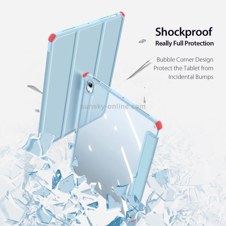 DUX DUCIS TOBY Series Shockproof PU Leather + PC + TPU Flip Smart Case For iPad Air 11 2024 / Air 2022 / 2020 10.9(Blue) DUX DUCIS TOBY Series Shockproof PU Leather + PC + TPU Flip Smart Case For iPad Air 11 2024 / Air 2022 / 2020 10.9(Blue)