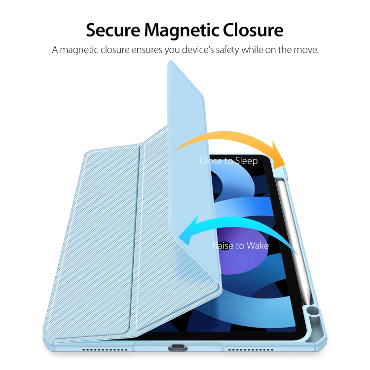 DUX DUCIS TOBY Series Shockproof PU Leather + PC + TPU Flip Smart Case For iPad Air 11 2024 / Air 2022 / 2020 10.9(Blue) DUX DUCIS TOBY Series Shockproof PU Leather + PC + TPU Flip Smart Case For iPad Air 11 2024 / Air 2022 / 2020 10.9(Blue)