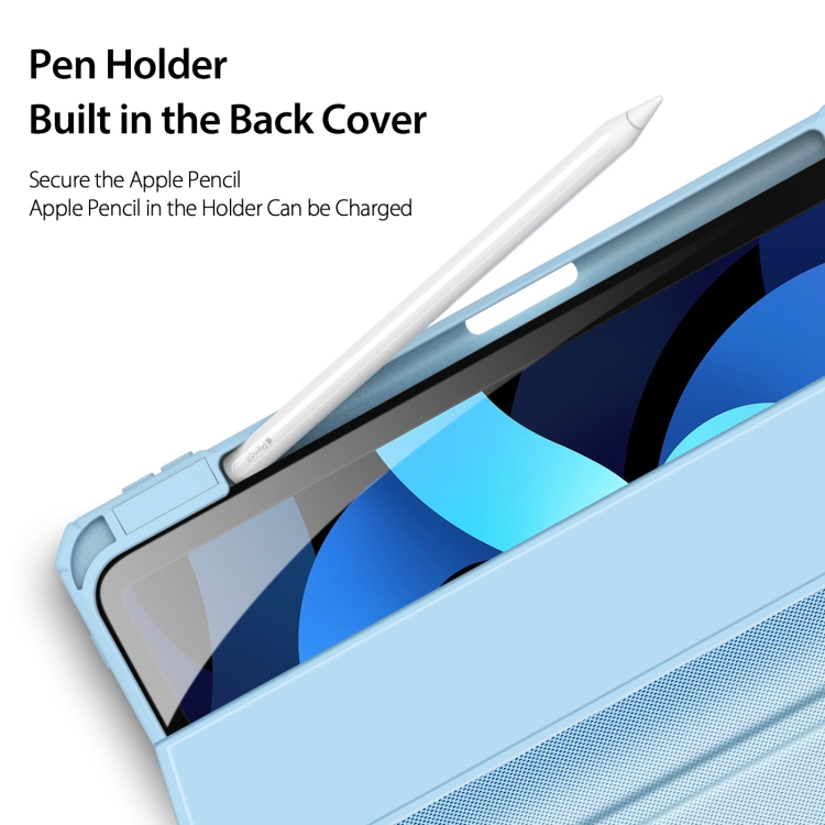 DUX DUCIS TOBY Series Shockproof PU Leather + PC + TPU Flip Smart Case For iPad Air 11 2024 / Air 2022 / 2020 10.9(Blue) DUX DUCIS TOBY Series Shockproof PU Leather + PC + TPU Flip Smart Case For iPad Air 11 2024 / Air 2022 / 2020 10.9(Blue)