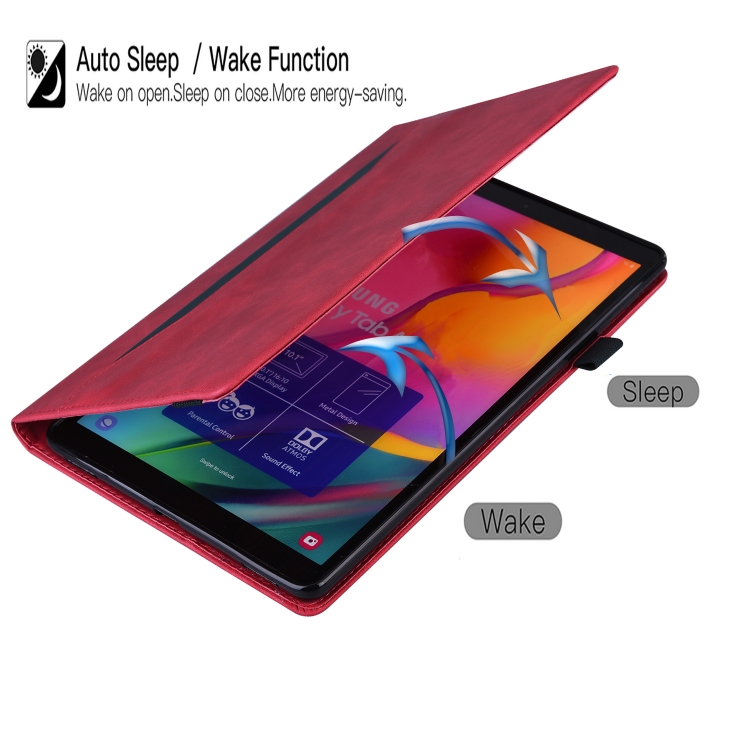 For iPad 10.2 2019 & 2020 / Pro 10.5 inch Business Shockproof Horizontal Flip Leather Case with Holder & Card Slots & Photo Frame & Pen Slot & Sleep / Wake-up Function(Red) For iPad 10.2 2019 & 2020 / Pro 10.5 inch Business Shockproof Horizontal Flip Leather Case with Holder & Card Slots & Photo Frame & Pen Slot & Sleep / Wake-up Function(Red)