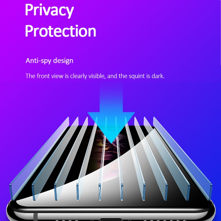 For iPhone XS USAMS US-BH509 9H 0.3mm Anti-glare Full Coverage Tempered Glass Film