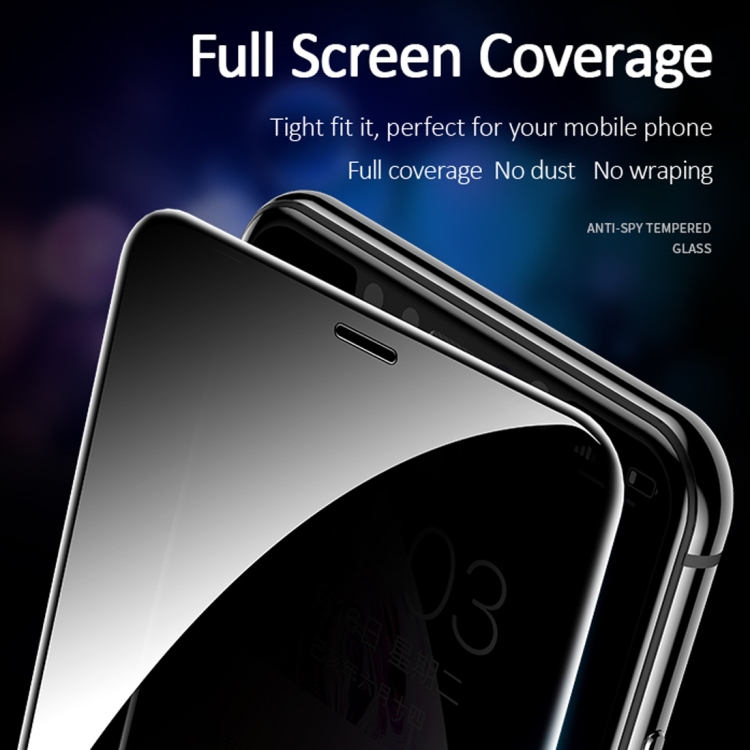 For iPhone XS USAMS US-BH509 9H 0.3mm Anti-glare Full Coverage Tempered Glass Film