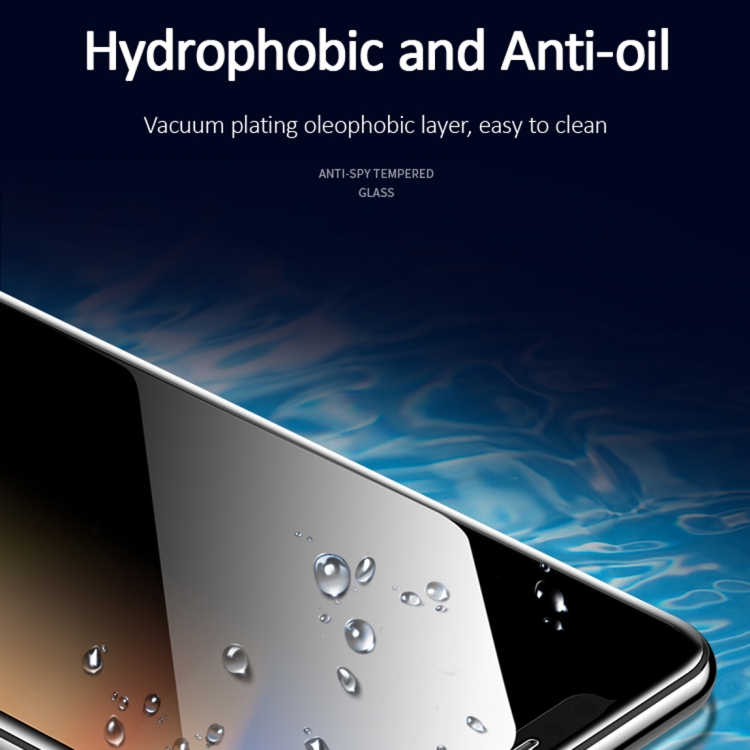 For iPhone XS USAMS US-BH509 9H 0.3mm Anti-glare Full Coverage Tempered Glass Film
