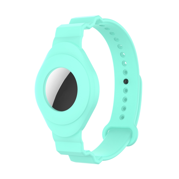 Armor Silicone Strap Watchband for Apple Airtag, Size: One Size(Mint Green) Armor Silicone Strap Watchband for Apple Airtag, Size: One Size(Mint Green)