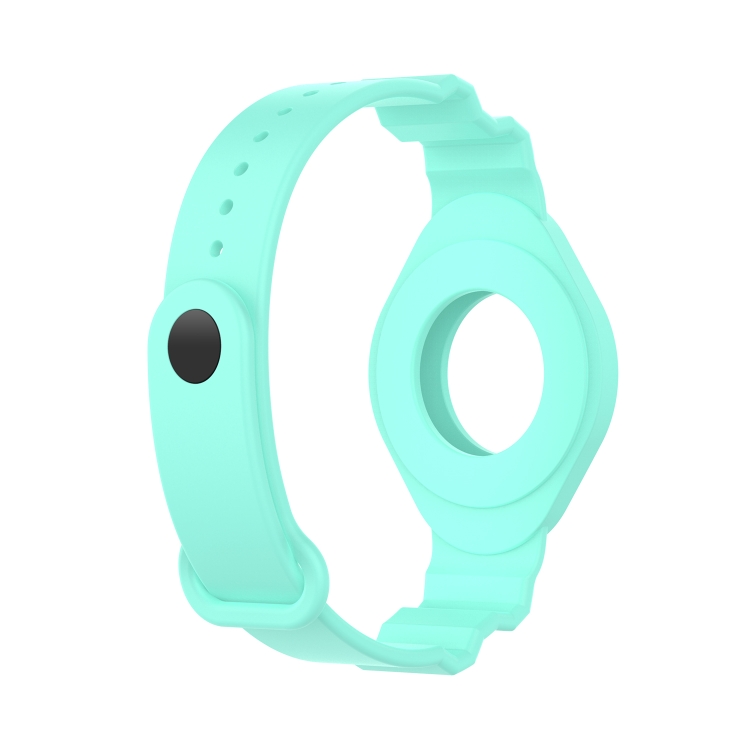 Armor Silicone Strap Watchband for Apple Airtag, Size: One Size(Mint Green) Armor Silicone Strap Watchband for Apple Airtag, Size: One Size(Mint Green)