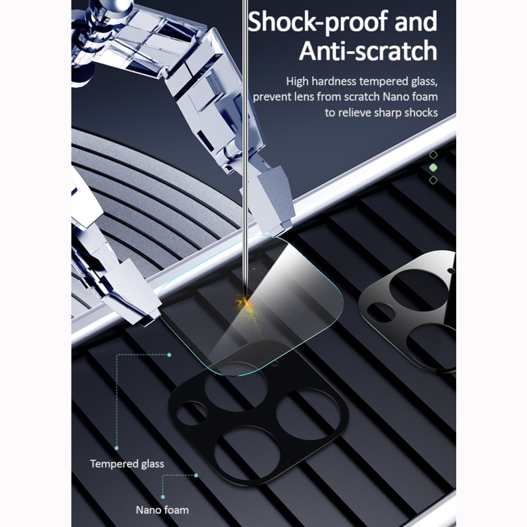 For iPhone 11 Pro Max USAMS Rear Camera Lens Protector Tempered Glass Film For iPhone 11 Pro Max USAMS Rear Camera Lens Protector Tempered Glass Film