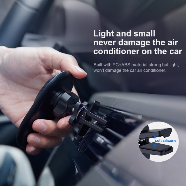 NILLKIN NKL01 MagRoad Lite Clip Type Car Magnetic Wireless Charging Holder NILLKIN NKL01 MagRoad Lite Clip Type Car Magnetic Wireless Charging Holder