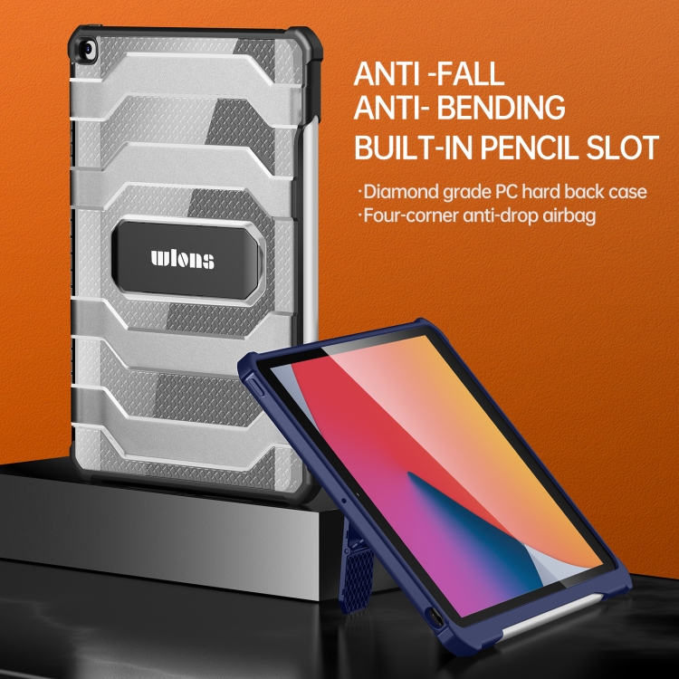 For iPad 10.2 2020 / 2019 / Air 2019 10.5 wlons Explorer Series PC + TPU Protective Tablet Case with Folding Holder(Gray) For iPad 10.2 2020 / 2019 / Air 2019 10.5 wlons Explorer Series PC + TPU Protective Tablet Case with Folding Holder(Gray)