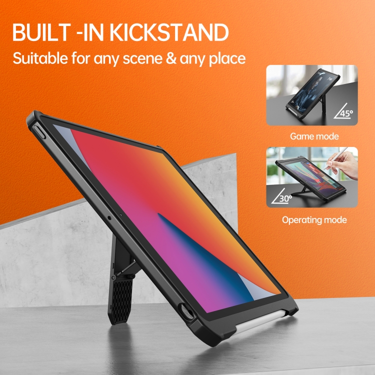For iPad 10.2 2020 / 2019 / Air 2019 10.5 wlons Explorer Series PC + TPU Protective Tablet Case with Folding Holder(Gray) For iPad 10.2 2020 / 2019 / Air 2019 10.5 wlons Explorer Series PC + TPU Protective Tablet Case with Folding Holder(Gray)