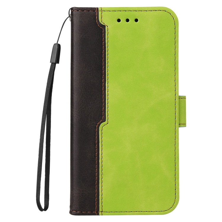 For Samsung Galaxy S20 FE / S20 Lite 5G / 4G Business Stitching-Color Horizontal Flip PU Leather Case with Holder & Card Slots & Photo Frame(Green) For Samsung Galaxy S20 FE / S20 Lite 5G / 4G Business Stitching-Color Horizontal Flip PU Leather Case with Holder & Card Slots & Photo Frame(Green)