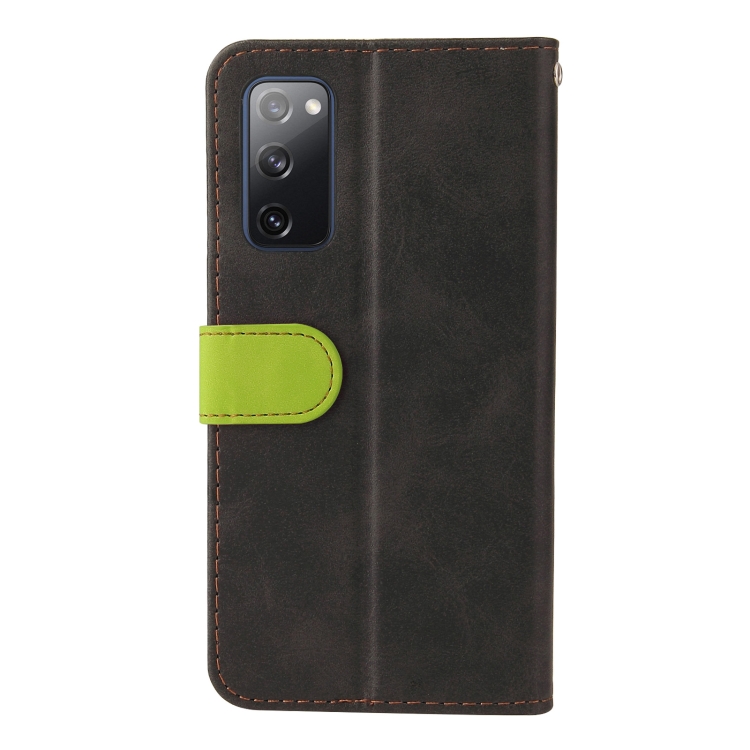For Samsung Galaxy S20 FE / S20 Lite 5G / 4G Business Stitching-Color Horizontal Flip PU Leather Case with Holder & Card Slots & Photo Frame(Green) For Samsung Galaxy S20 FE / S20 Lite 5G / 4G Business Stitching-Color Horizontal Flip PU Leather Case with Holder & Card Slots & Photo Frame(Green)