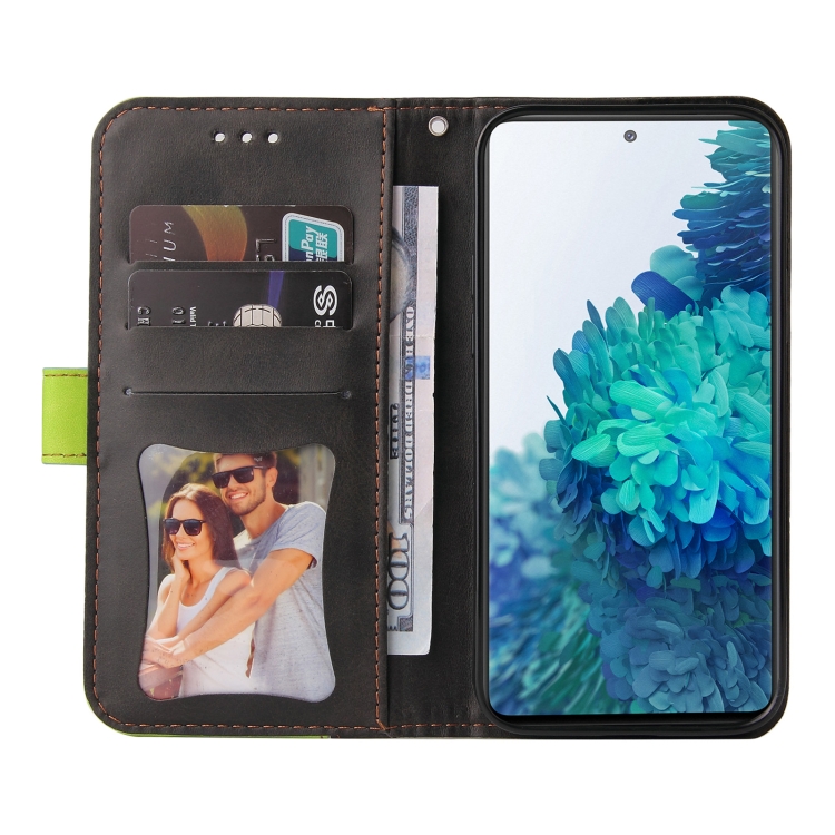 For Samsung Galaxy S20 FE / S20 Lite 5G / 4G Business Stitching-Color Horizontal Flip PU Leather Case with Holder & Card Slots & Photo Frame(Green) For Samsung Galaxy S20 FE / S20 Lite 5G / 4G Business Stitching-Color Horizontal Flip PU Leather Case with Holder & Card Slots & Photo Frame(Green)