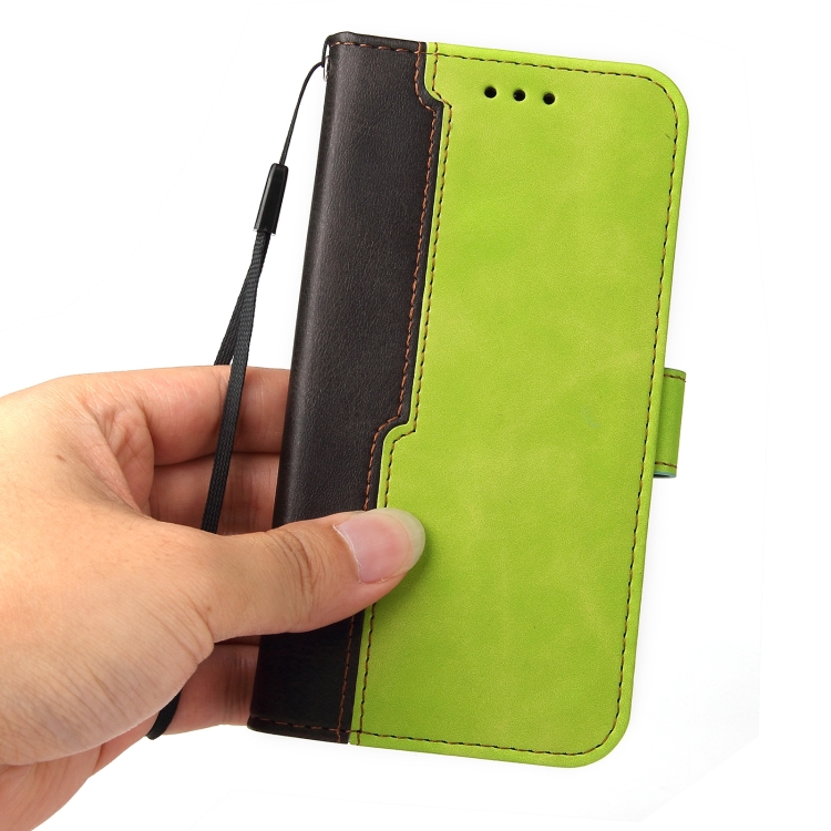 For Samsung Galaxy S20 FE / S20 Lite 5G / 4G Business Stitching-Color Horizontal Flip PU Leather Case with Holder & Card Slots & Photo Frame(Green) For Samsung Galaxy S20 FE / S20 Lite 5G / 4G Business Stitching-Color Horizontal Flip PU Leather Case with Holder & Card Slots & Photo Frame(Green)