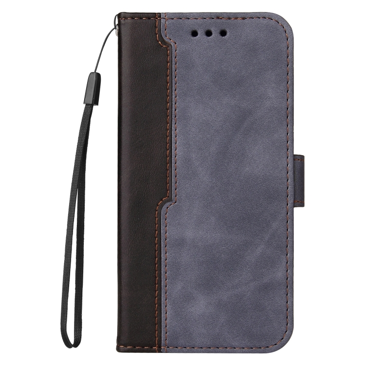 For Samsung Galaxy S21 Ultra 5G Business Stitching-Color Horizontal Flip PU Leather Case with Holder & Card Slots & Photo Frame(Grey) For Samsung Galaxy S21 Ultra 5G Business Stitching-Color Horizontal Flip PU Leather Case with Holder & Card Slots & Photo Frame(Grey)