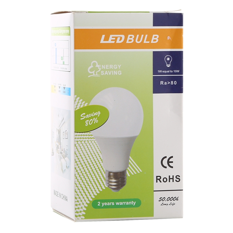 Wewoo - 5W 40LM LED ampoule à économie d'énergie lumière blanche 6000-6500K  AC 85-265V - Ampoules LED - Rue du Commerce