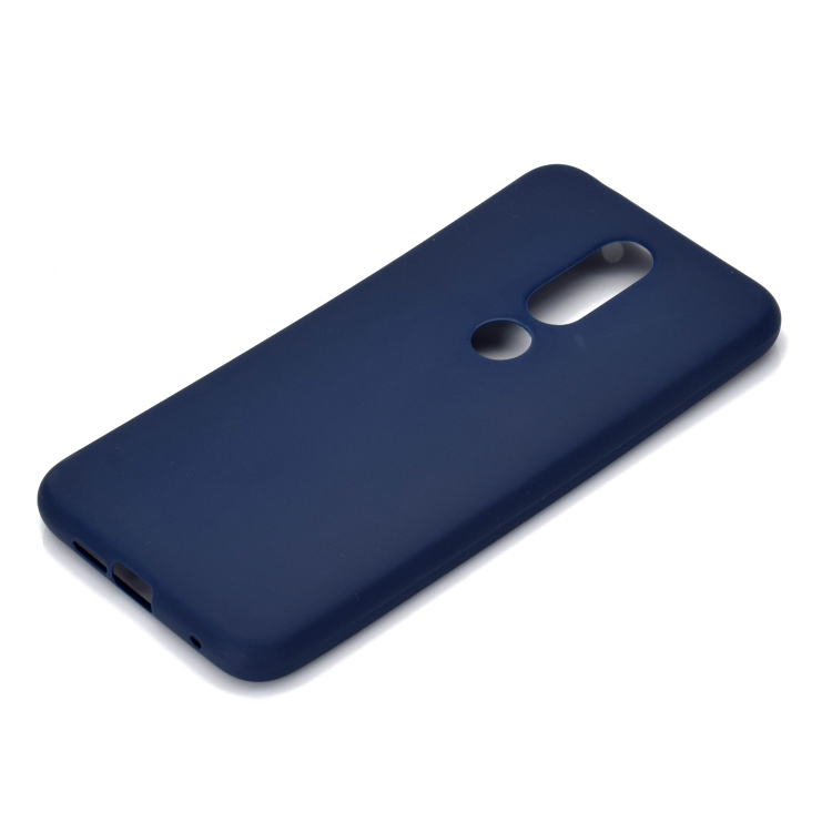 Nokia 6.1 Plus Carcasa de TPU color caramelo (azul)