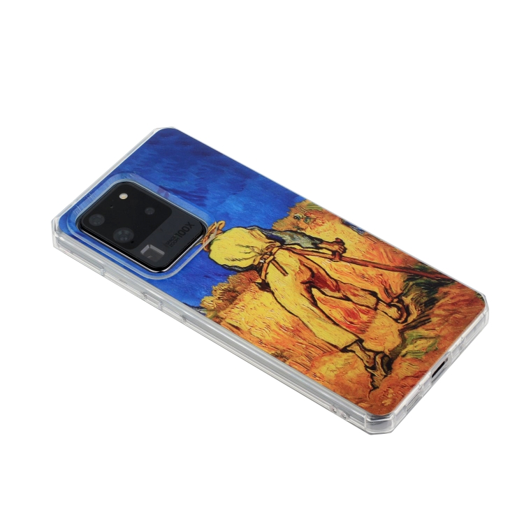 For Samsung Galaxy S21 Ultra 5G Oil Painting Pattern TPU Shockproof Case(Wheat Field) For Samsung Galaxy S21 Ultra 5G Oil Painting Pattern TPU Shockproof Case(Wheat Field)
