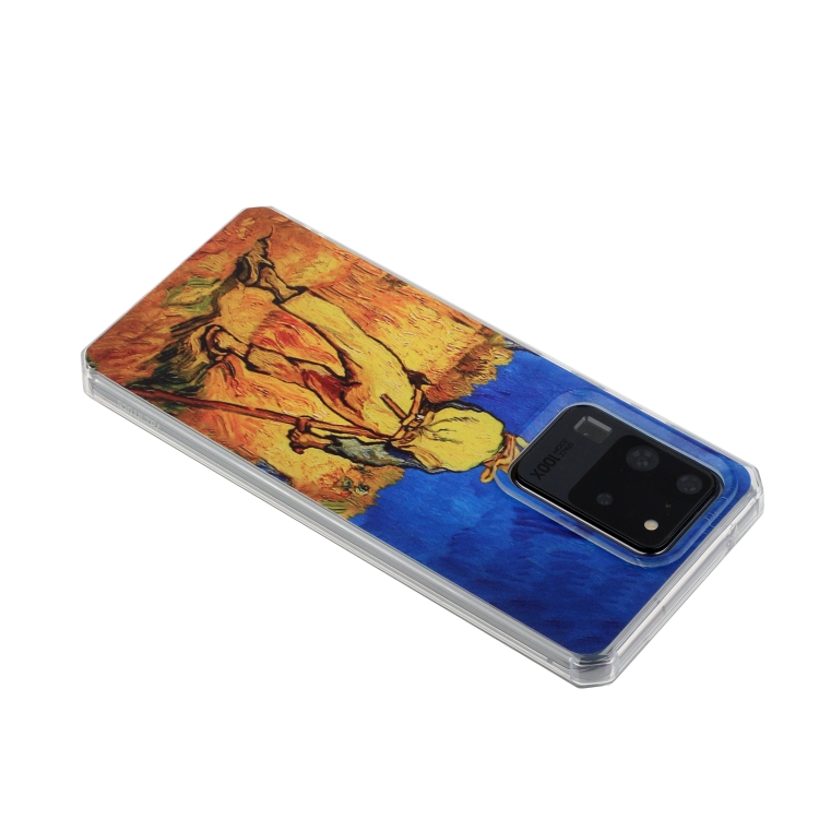 For Samsung Galaxy S21 Ultra 5G Oil Painting Pattern TPU Shockproof Case(Wheat Field) For Samsung Galaxy S21 Ultra 5G Oil Painting Pattern TPU Shockproof Case(Wheat Field)