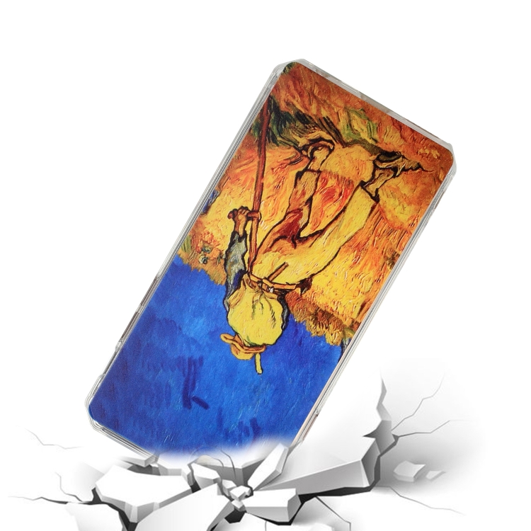 For Samsung Galaxy S21 Ultra 5G Oil Painting Pattern TPU Shockproof Case(Wheat Field) For Samsung Galaxy S21 Ultra 5G Oil Painting Pattern TPU Shockproof Case(Wheat Field)