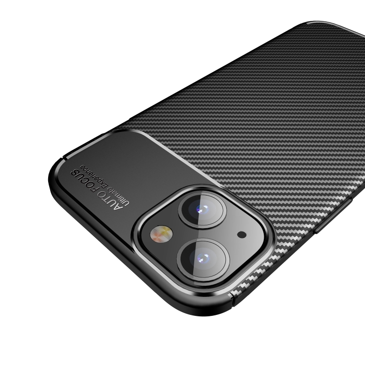 For iPhone 13 mini Carbon Fiber Texture Shockproof TPU Case (Blue) For iPhone 13 mini Carbon Fiber Texture Shockproof TPU Case (Blue)