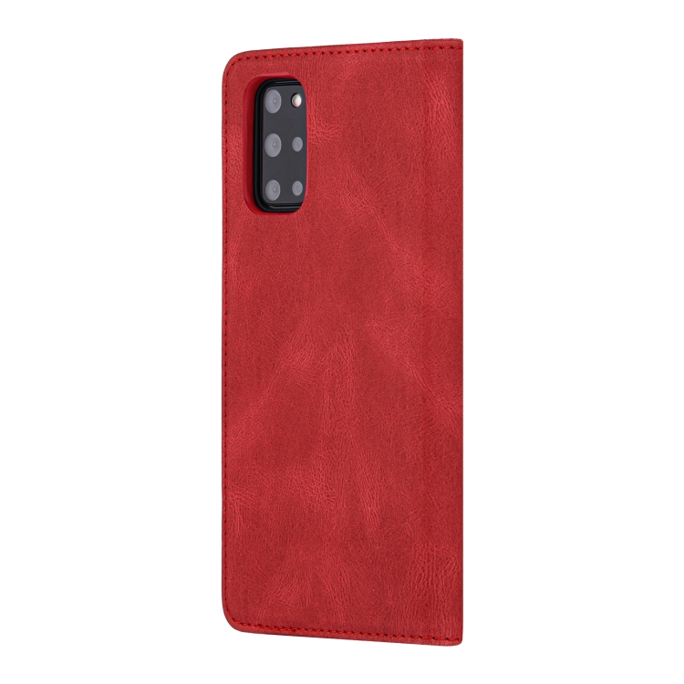 For Samsung Galaxy S21 Ultra 5G Skin Feel Pressure Line Magnetic Horizontal Flip Leather Case with Holder & Card Slot & Wallet & Photo Frame(Red) For Samsung Galaxy S21 Ultra 5G Skin Feel Pressure Line Magnetic Horizontal Flip Leather Case with Holder & Card Slot & Wallet & Photo Frame(Red)
