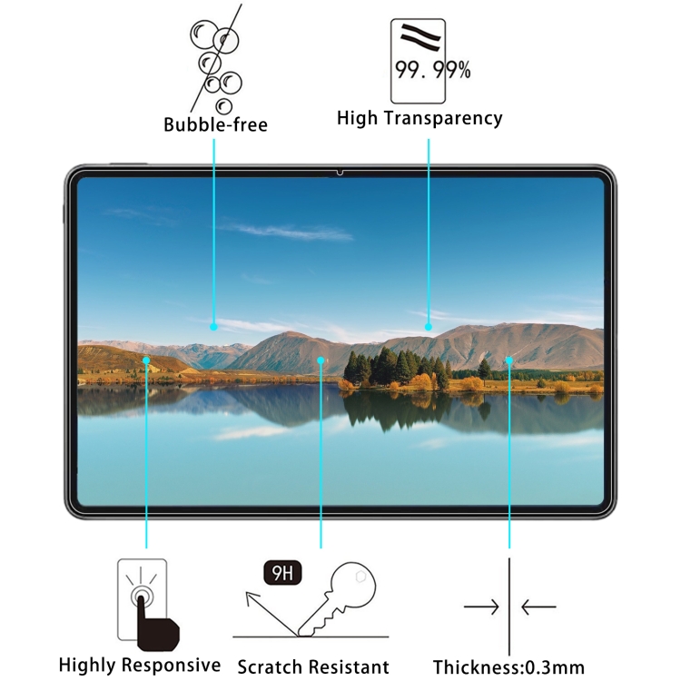 Pour Huawei Matepad Pro 12.6 2021 / Huawei Matebook E 2022 12.6 / Lenovo  Xiaoxin Pad Pro 12.6 / Lenovo Tab P12 PRO 12.6 9H 2.5D Film de verre trempé  à l'épreuve de l'explosion