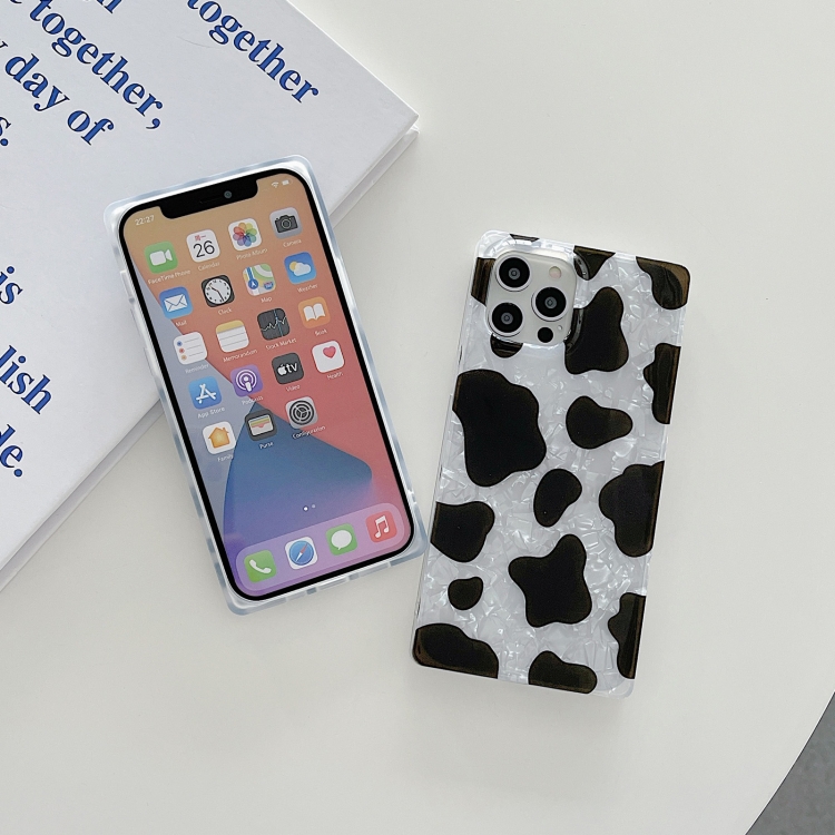 For iPhone 12 Pro Max Shockproof Shell Pattern Square Protective Case(Zebra) For iPhone 12 Pro Max Shockproof Shell Pattern Square Protective Case(Zebra)