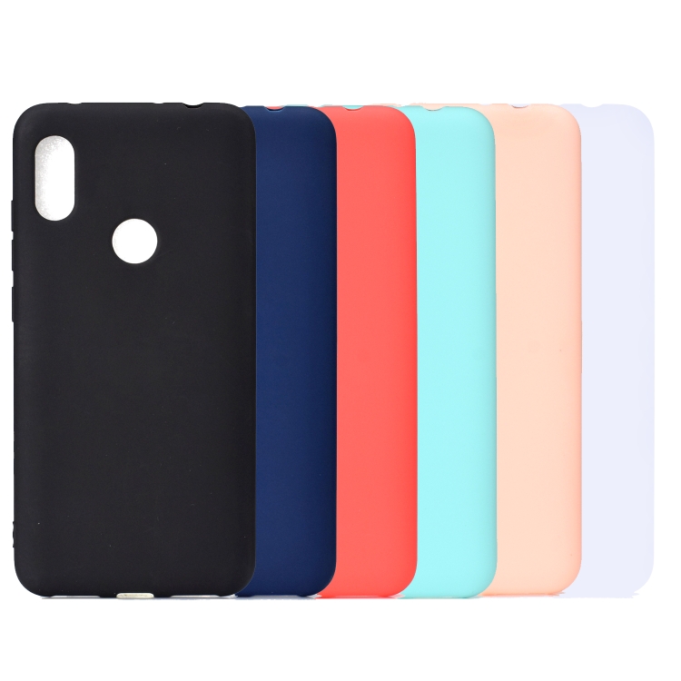 Para iPhone 8 Plus / 7 Plus Carcasa de TPU en color caramelo (rojo)