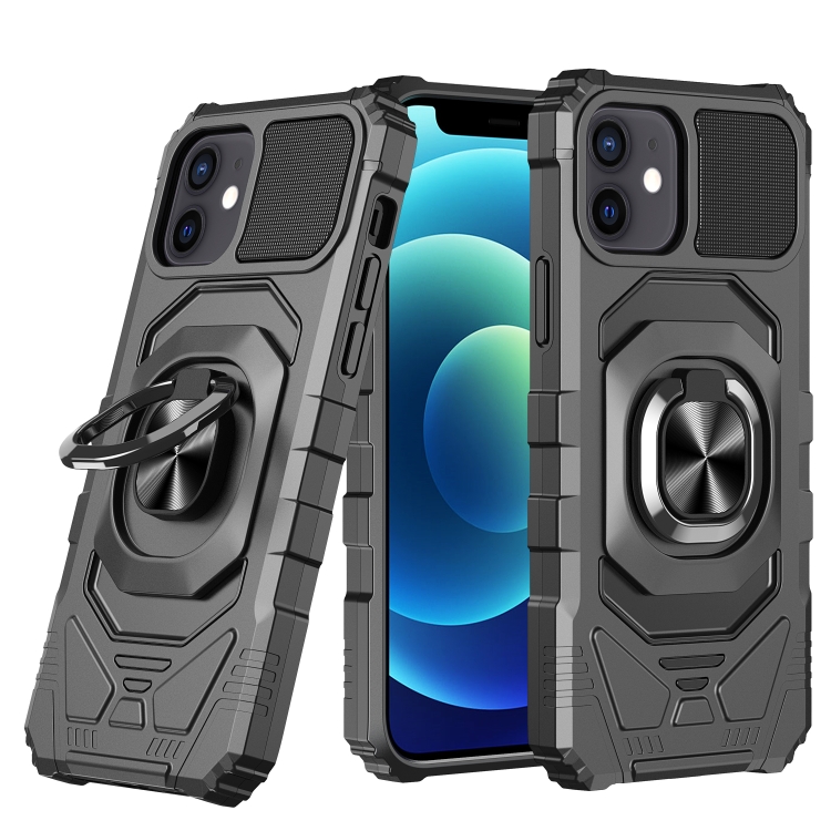 For iPhone 11 10pcs Armor Magnetic PC + TPU Shockproof Case with 360 Degree Rotation Ring Holder (Black) For iPhone 11 10pcs Armor Magnetic PC + TPU Shockproof Case with 360 Degree Rotation Ring Holder (Black)