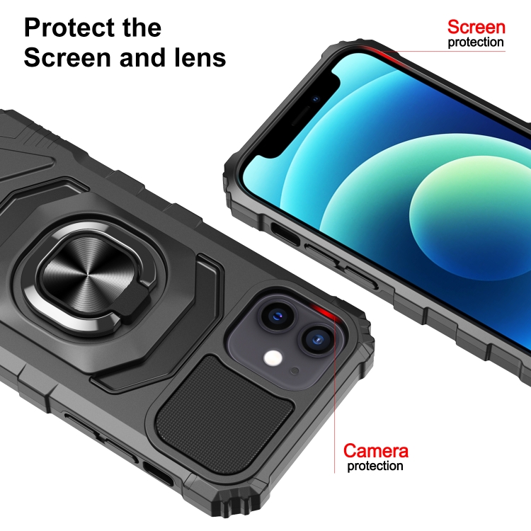 For iPhone 11 10pcs Armor Magnetic PC + TPU Shockproof Case with 360 Degree Rotation Ring Holder (Black) For iPhone 11 10pcs Armor Magnetic PC + TPU Shockproof Case with 360 Degree Rotation Ring Holder (Black)