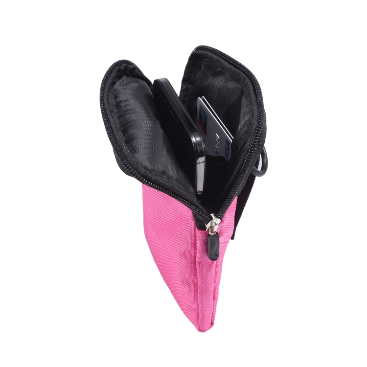 Universal Fashion Waterproof Casual Mobile Phone Waist Diagonal Bag For 6.7-6.9 inch Phones(Rose Red) Universal Fashion Waterproof Casual Mobile Phone Waist Diagonal Bag For 6.7-6.9 inch Phones(Rose Red)