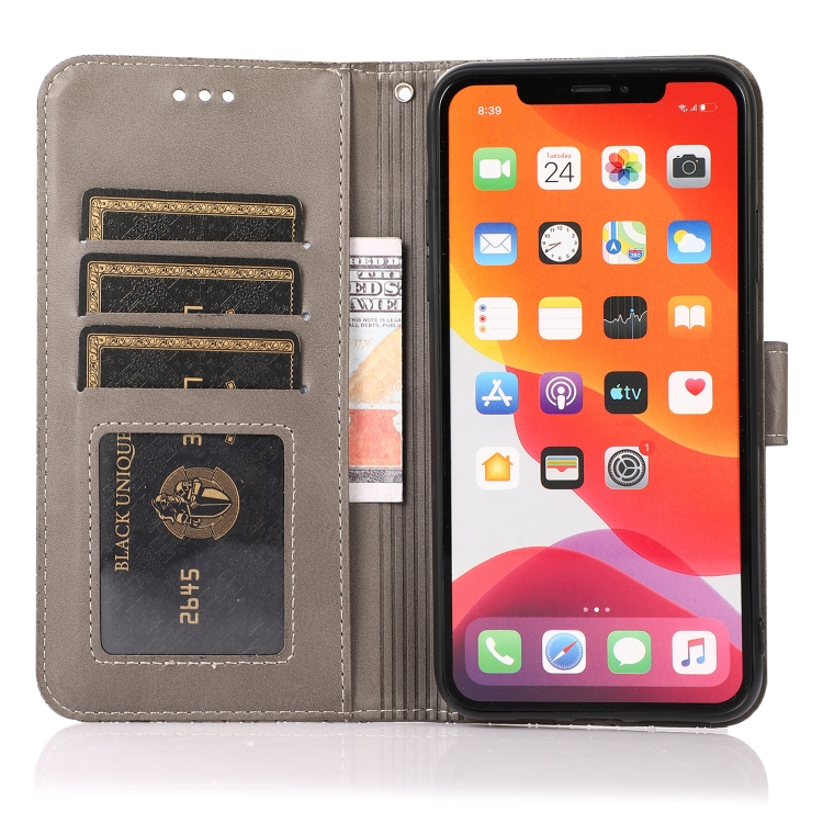 For iPhone 12 mini Skin Feel Embossed Sunflower Horizontal Flip Leather Case with Holder & Card Slots & Wallet & Lanyard (Gray) For iPhone 12 mini Skin Feel Embossed Sunflower Horizontal Flip Leather Case with Holder & Card Slots & Wallet & Lanyard (Gray)