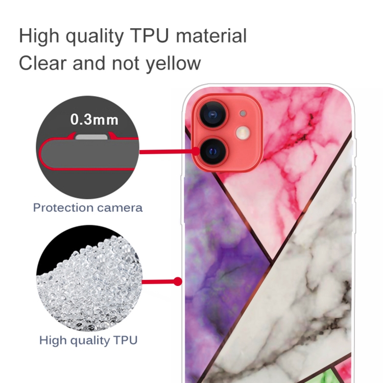 For iPhone 13 mini A Series Marble Pattern TPU Protective Case (HC-A11) For iPhone 13 mini A Series Marble Pattern TPU Protective Case (HC-A11)