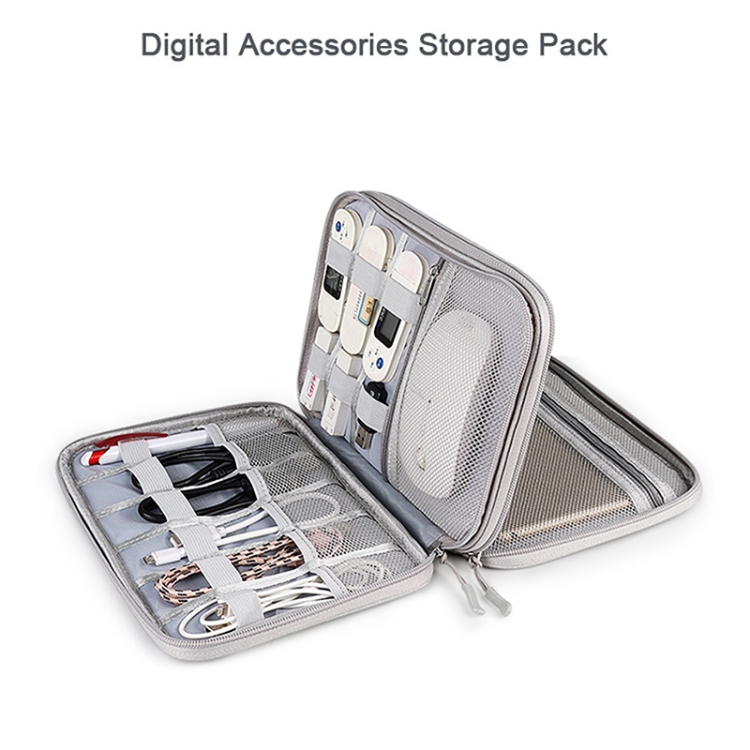 SM01S Double-layer Multifunctional Digital Accessory Storage Bag(Black) SM01S Double-layer Multifunctional Digital Accessory Storage Bag(Black)