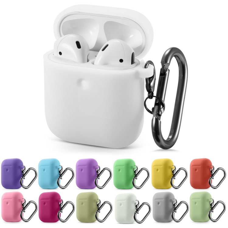 Discoloration in Sun Silicone Protective Case Cover for AirPods 1/2(Mint Green to Sky Blue) Discoloration in Sun Silicone Protective Case Cover for AirPods 1/2(Mint Green to Sky Blue)