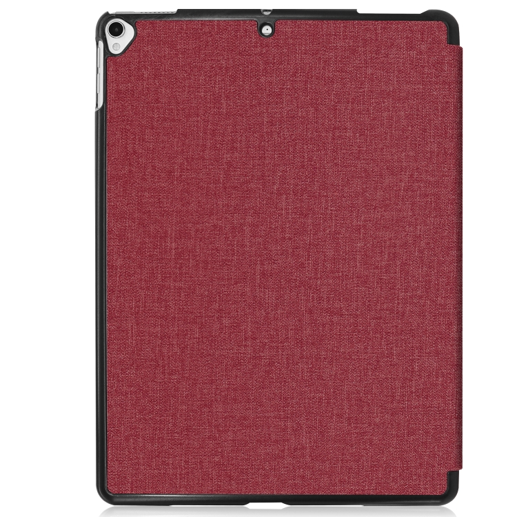 For iPad 10.2 2021 / 2020 / 2019 / Air 3 / Pro 10.5 / iPad 10.2 2020 Denim Texture Horizontal Flip Leather Case with Three-folding Holder & Sleep / Wake-up Function(Wire Red) For iPad 10.2 2021 / 2020 / 2019 / Air 3 / Pro 10.5 / iPad 10.2 2020 Denim Texture Horizontal Flip Leather Case with Three-folding Holder & Sleep / Wake-up Function(Wire Red)