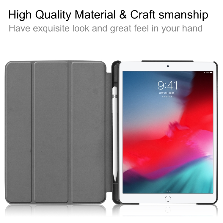 For iPad 10.2 2021 / 2020 / 2019 / Air 3 / Pro 10.5 / iPad 10.2 2020 Denim Texture Horizontal Flip Leather Case with Three-folding Holder & Sleep / Wake-up Function(Wire Red) For iPad 10.2 2021 / 2020 / 2019 / Air 3 / Pro 10.5 / iPad 10.2 2020 Denim Texture Horizontal Flip Leather Case with Three-folding Holder & Sleep / Wake-up Function(Wire Red)
