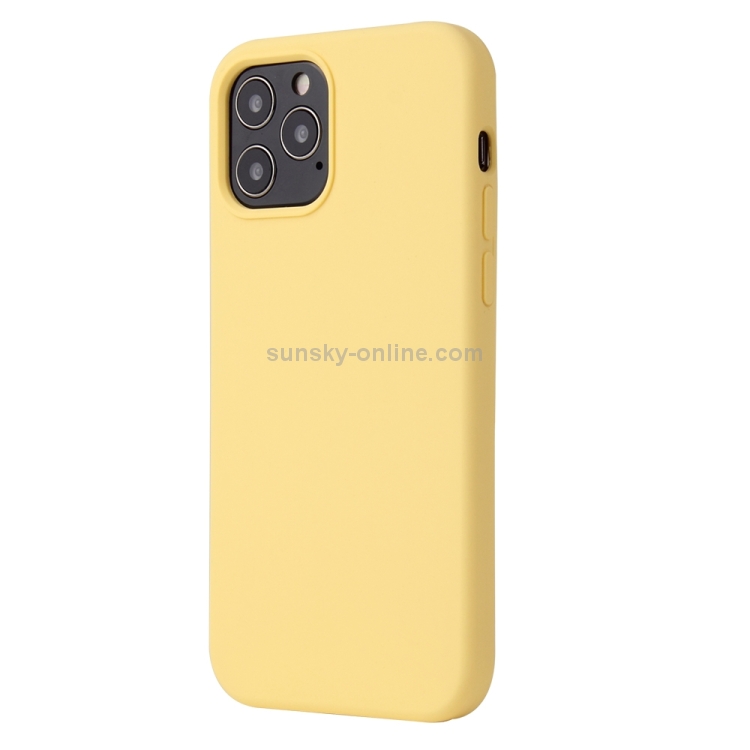 Coverzs Coverzs Funda silicona con cuerda iPhone 13 Pro (amarillo)