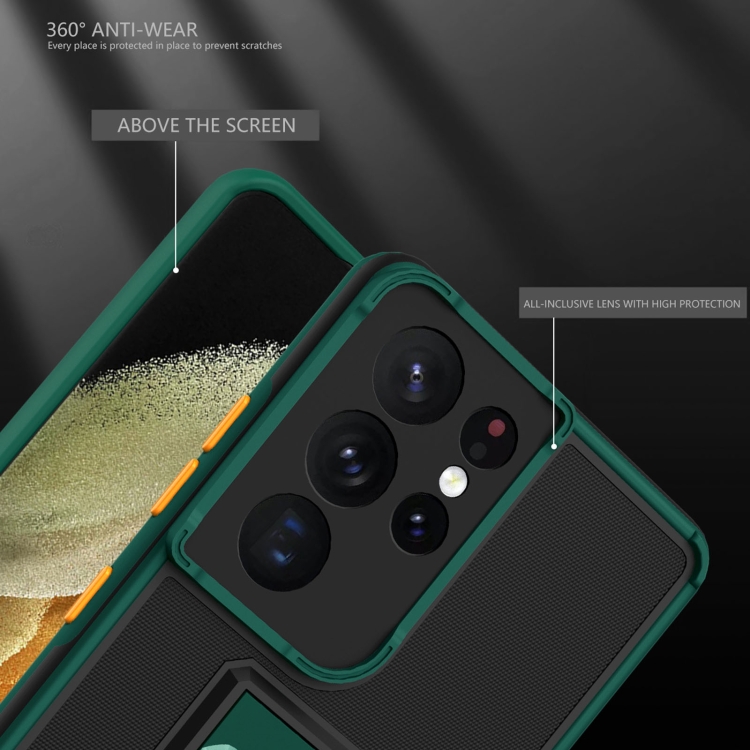 For Samsung Galaxy S21 Ultra 5G Dual-color Skin Feel TPU + PC Magnetic Shockproof Case with Invisible Holder(Grass Green) For Samsung Galaxy S21 Ultra 5G Dual-color Skin Feel TPU + PC Magnetic Shockproof Case with Invisible Holder(Grass Green)