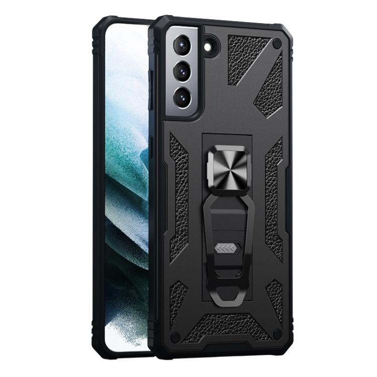 For Samsung Galaxy S21 5G 10 PCS Variety Armor TPU + PC Shockproof Magnetic Protective Case with Folding Clip Holder(Black) For Samsung Galaxy S21 5G 10 PCS Variety Armor TPU + PC Shockproof Magnetic Protective Case with Folding Clip Holder(Black)