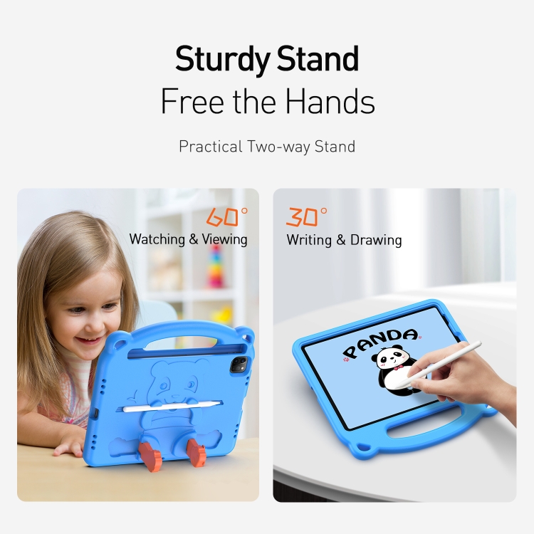DUX DUCIS PANDA Series Shockproof EVA Protective Tablet Case with Handle & Holder & Pen Slot For iPad Pro 11 2022 / 2021 & 2020 & 2018 / Air 4(Blue) DUX DUCIS PANDA Series Shockproof EVA Protective Tablet Case with Handle & Holder & Pen Slot For iPad Pro 11 2022 / 2021 & 2020 & 2018 / Air 4(Blue)