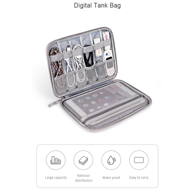 SM06 Slim Multifunctional Digital Accessory Storage Bag(Black) SM06 Slim Multifunctional Digital Accessory Storage Bag(Black)