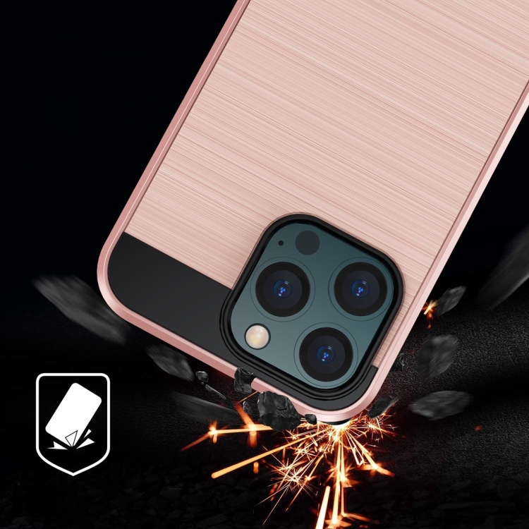 For iPhone 13 mini Brushed Texture Shockproof Protective Case (Silver) For iPhone 13 mini Brushed Texture Shockproof Protective Case (Silver)