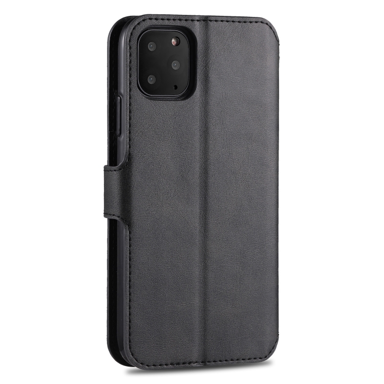 For iPhone 11 Pro AZNS Calf Texture Magnetic Horizontal Flip PU Leather Case with Holder & Card Slots & Photo Frame(Black) For iPhone 11 Pro AZNS Calf Texture Magnetic Horizontal Flip PU Leather Case with Holder & Card Slots & Photo Frame(Black)
