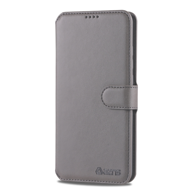 For Galaxy A20e AZNS Calf Texture Magnetic Horizontal Flip PU Leather Case with Holder & Card Slots & Photo Frame(Gray) For Galaxy A20e AZNS Calf Texture Magnetic Horizontal Flip PU Leather Case with Holder & Card Slots & Photo Frame(Gray)